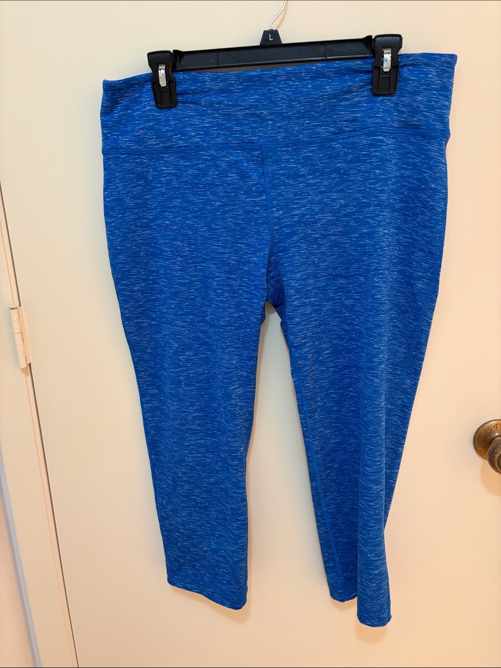90 Degree By Reflex Royal Blue Heather Leggings